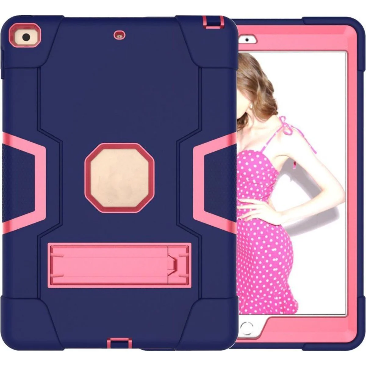 Apple iPad 7 (2019) Case | Geschikt voor Apple iPad 7 (2019) 10.2 inch | iPad 10.2 (2019) Schokbestendige Stevige Hoes | Apple iPad 10.2 Hoesje | iPad 7 Hoesje | Apple iPad 10.2 2019 (10.2 inch) Hoes - Afbeelding 2