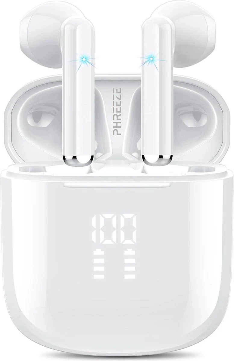 Draadloze Oordopjes - Geschikt voor iOS en Android - Bluetooth - EarBuds - Lange Batterijduur - Comfortabel Draagcomfort - Geweldige Geluidskwaliteit - Origineel Phreeze - Afbeelding 2