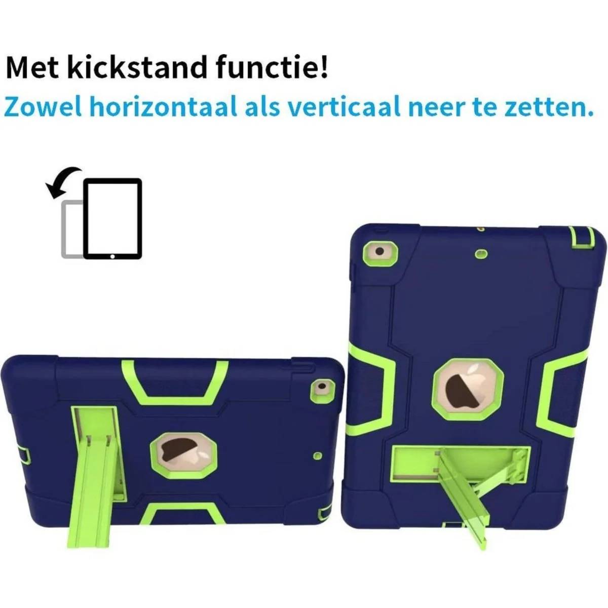 Extreme Bescherming | Apple iPad 10.2 Hoesje | iPad 10.2 (2020) Schokbestendige Stevige Hoes | iPad 8 Hoesje | Apple iPad 8 (2020) Case | Geschikt voor Apple iPad 8 (2020) 10.2 inch | Apple iPad 10.2 2020 (10.2 inch) Hoes - Afbeelding 7