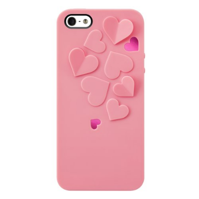 SwitchEasy iPhone 5/5S/SE Kirigami Heart Baby Roze - Afbeelding 2