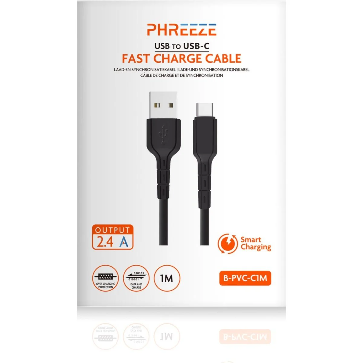 USB-C Stekker Oplader Kabel 2 Meter voor Samsung met Quick Charge - Extra Verstevigd - Zwart - Afbeelding 8